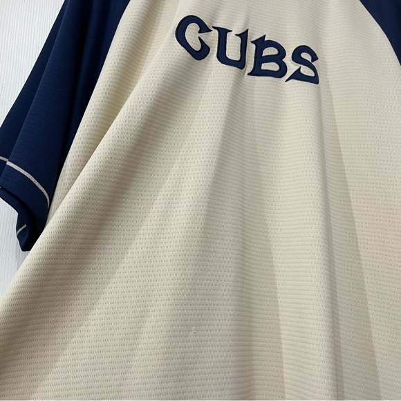 Chicago Cubs Cooperstown Collection Cream and Navy Size XL - Small Flaw - Picture 3 of 8